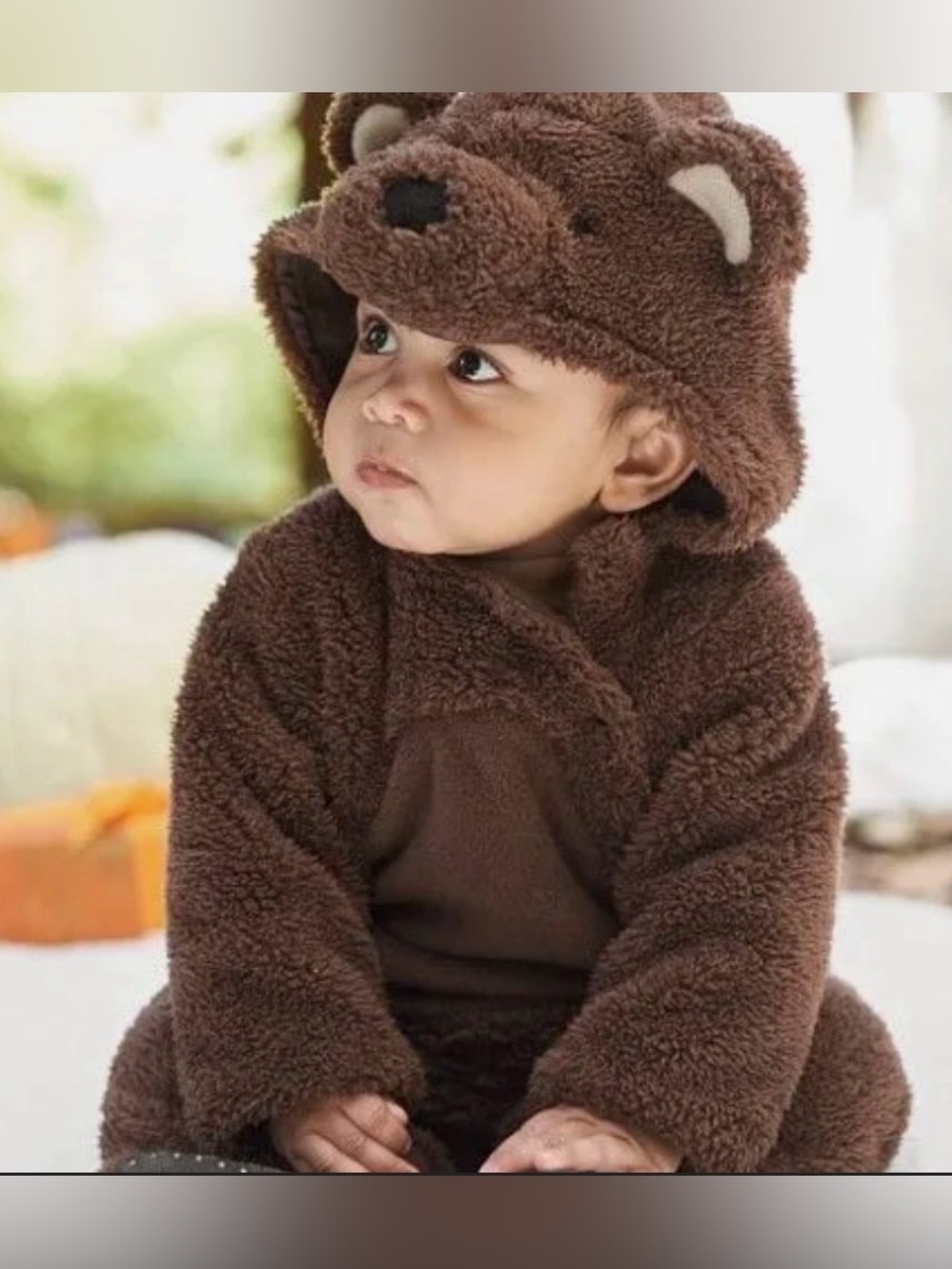 Pottery Barn Kids vintage brown bear Halloween costume size 12-18 months